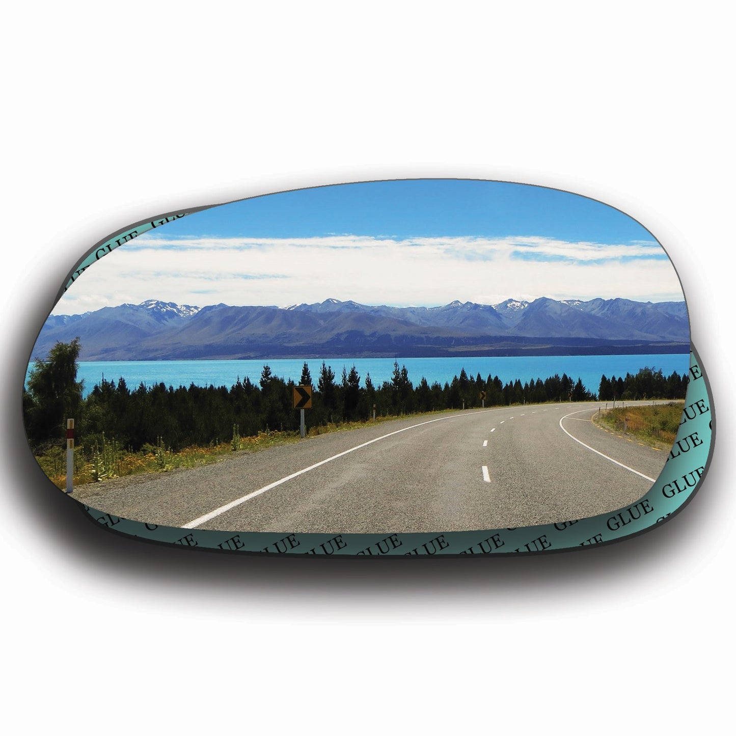 AGCP Spiegelglas für Kia Shuma 2001 - 2004