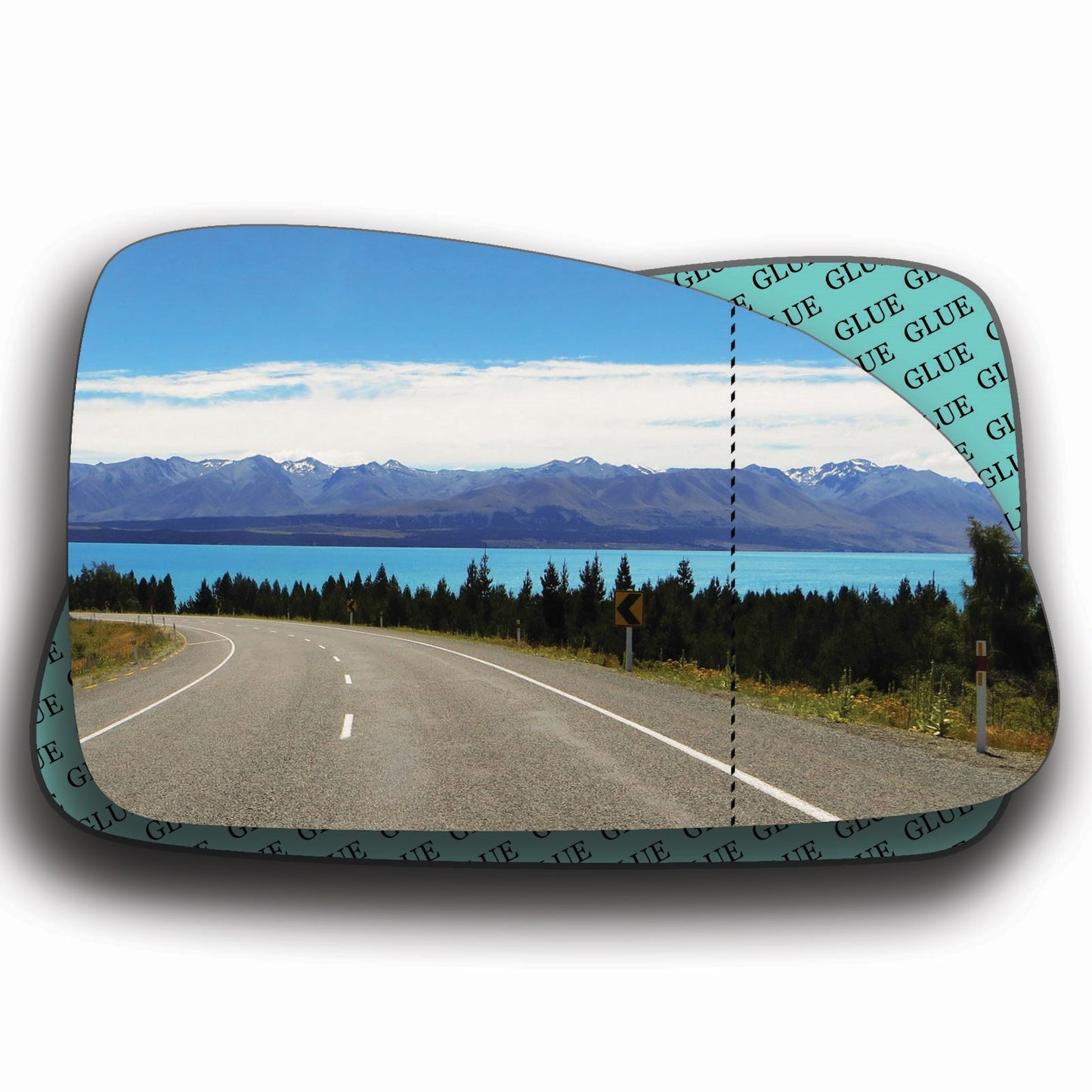 AGCP Spiegelglas für Kia Rio 2002 - 2005