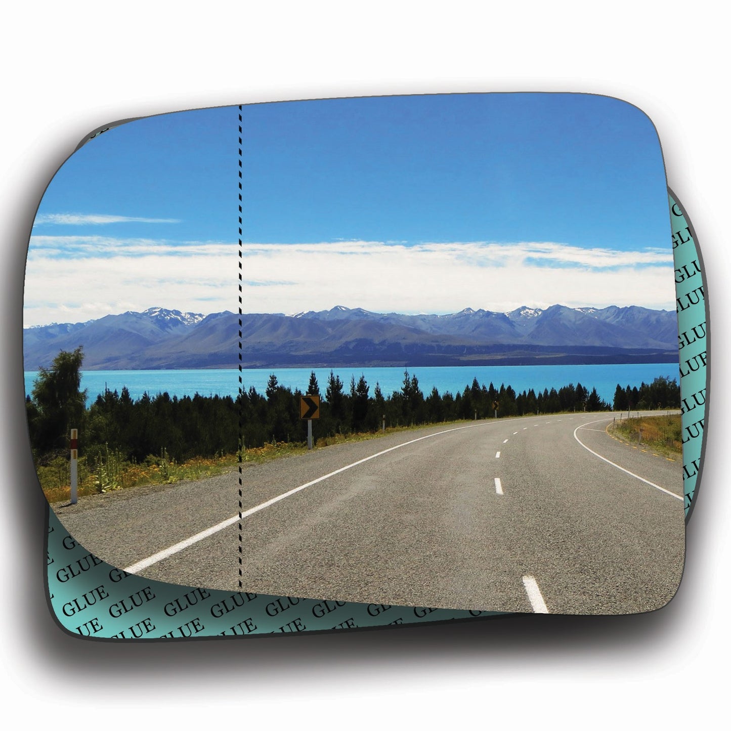 AGCP Spiegelglas für Toyota Previa 1990 - 2000