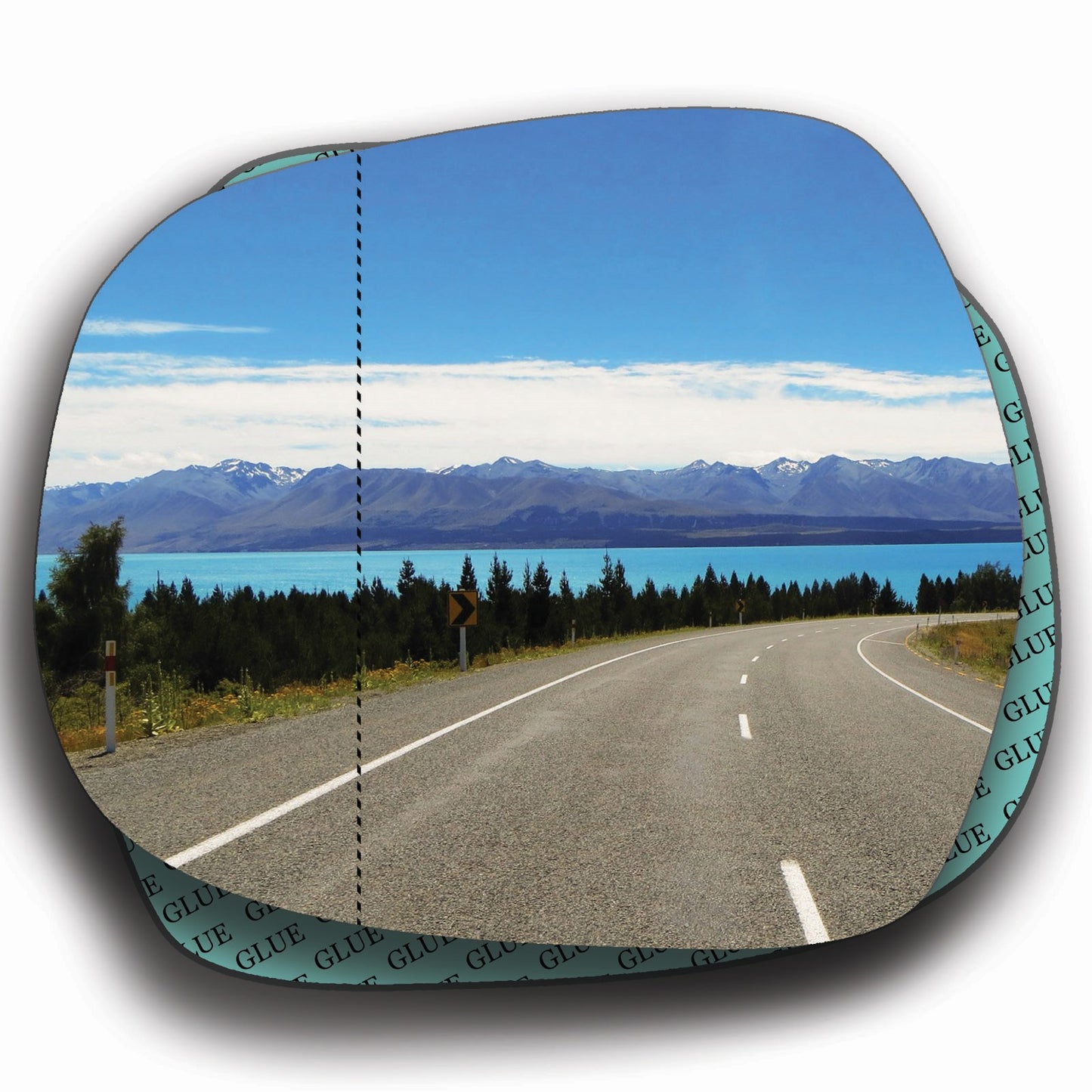 AGCP Spiegelglas für Toyota HiAce 2004 - 2019