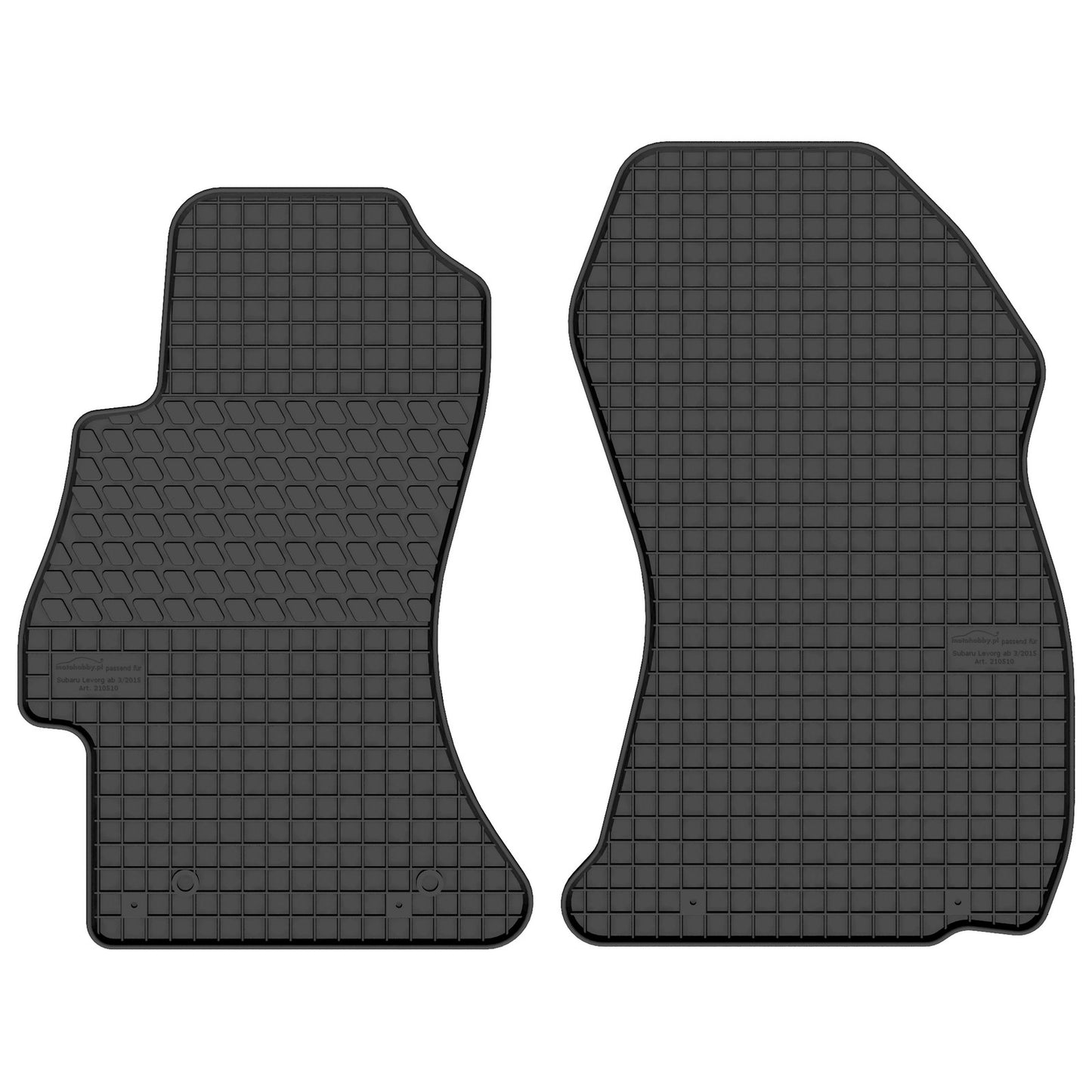 Motohobby Passform Gummi Fußmatten Set für Subaru Levorg 2014 - 2020