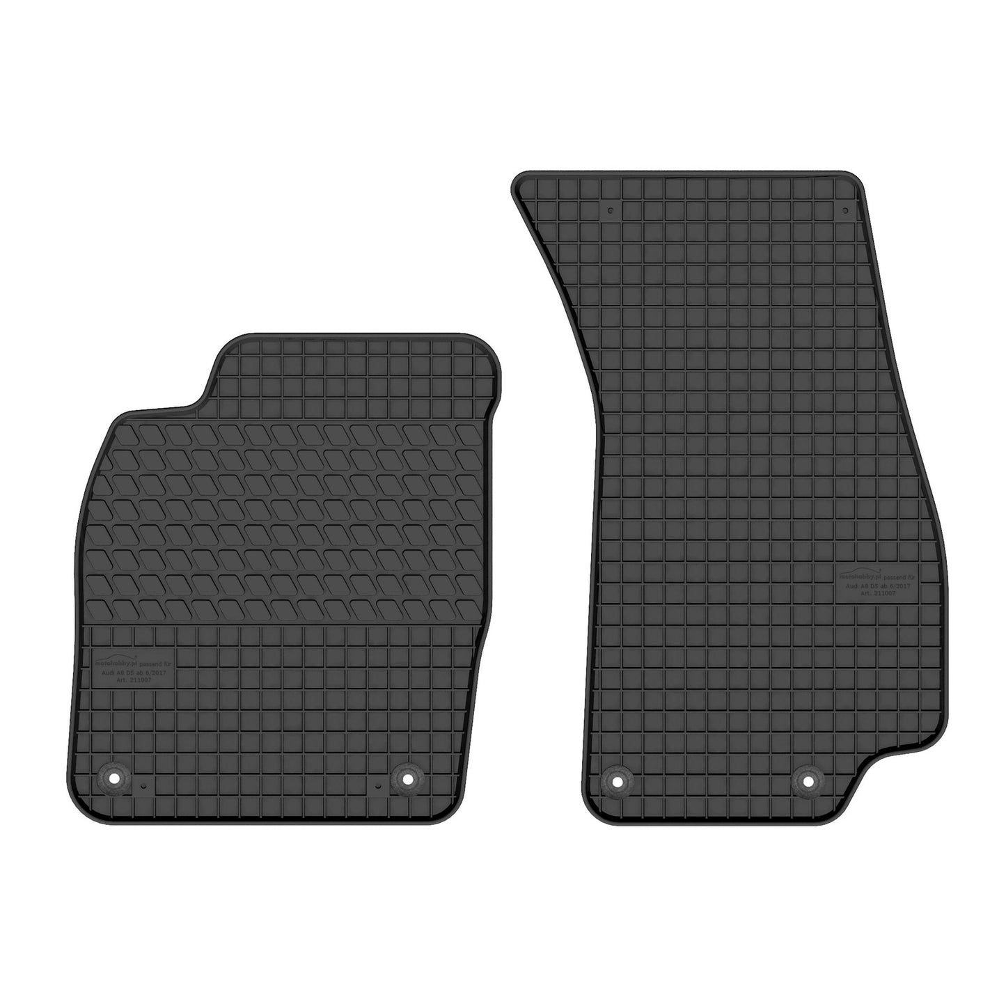 Motohobby Passform Gummi Fußmatten Set für Audi A8 D5 2018 - 2025