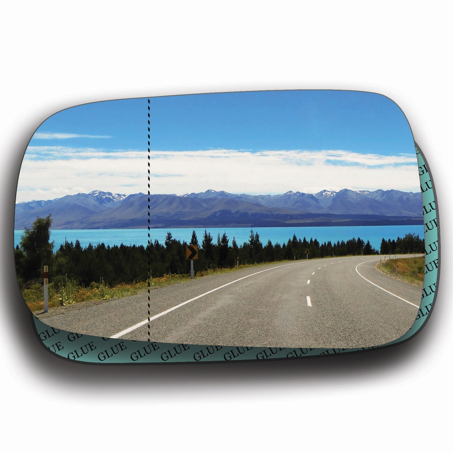 AGCP Spiegelglas für Honda Civic 4 1987 - 1991
