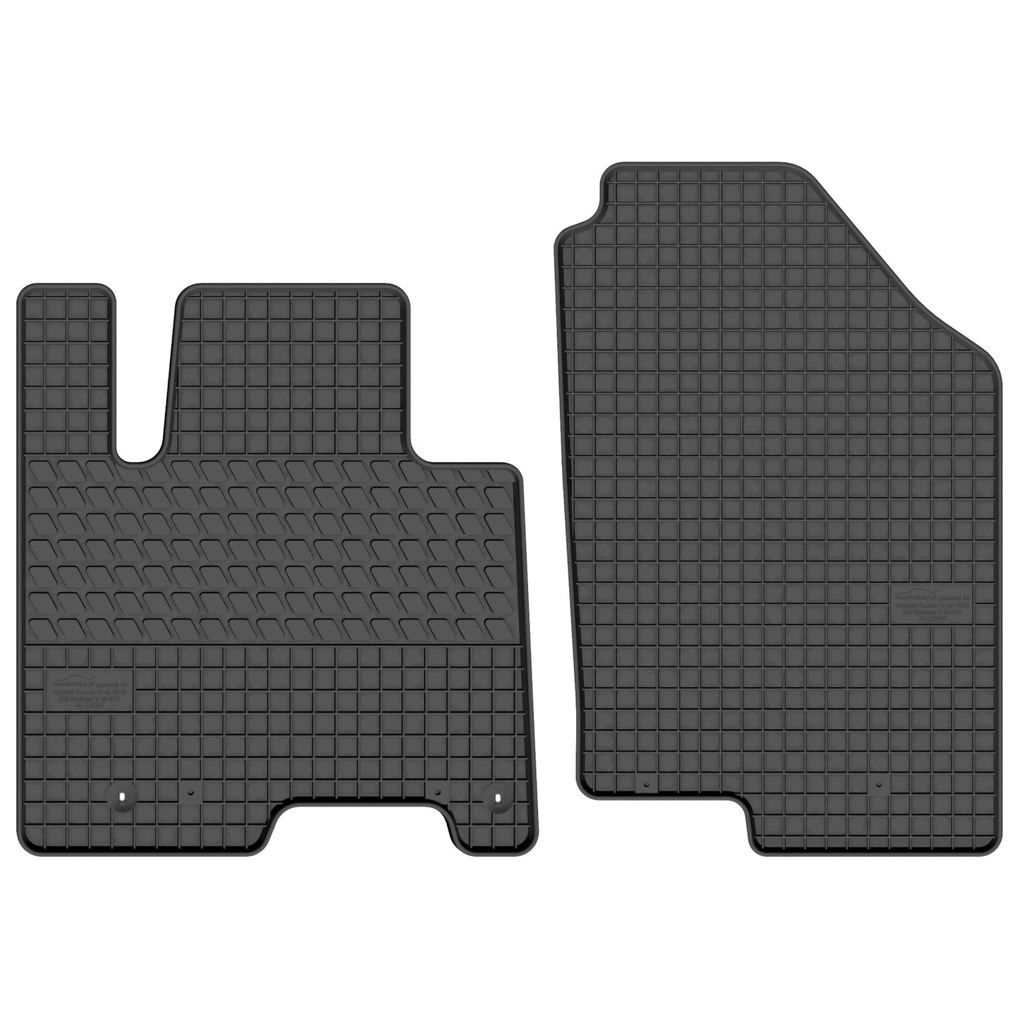 Motohobby Passform Gummi Fußmatten Set für Hyundai Tucson 2021 - 2025