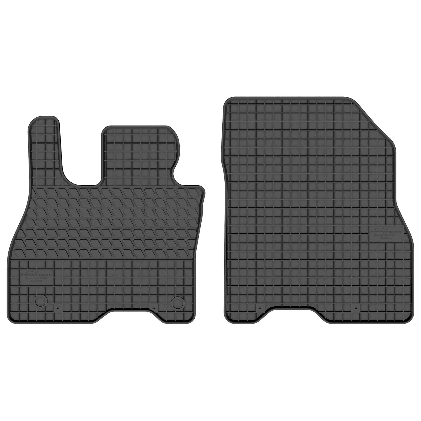 Motohobby Passform Gummi Fußmatten Set für Nissan Leaf 2017 - 2025