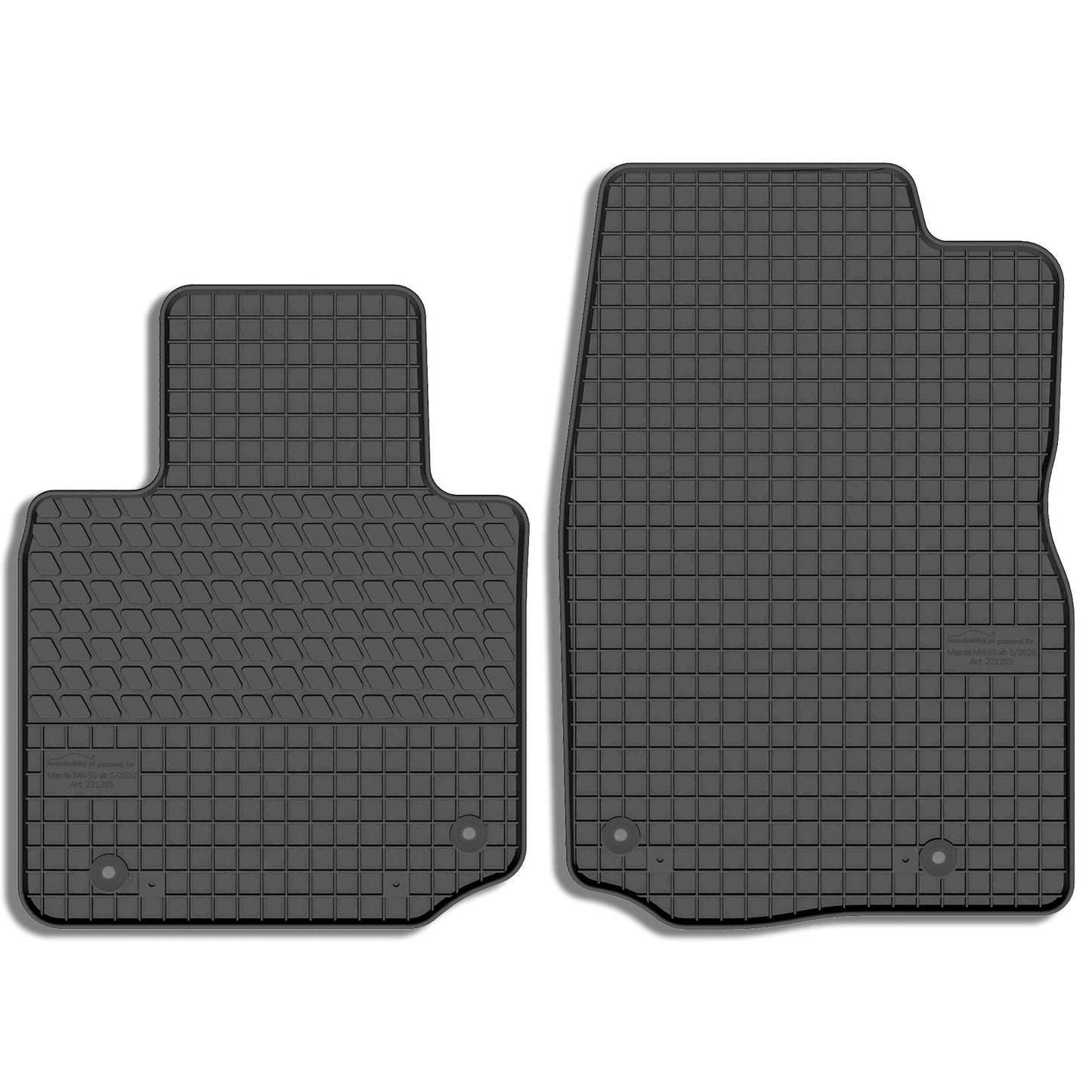 Motohobby Passform Gummi Fußmatten Set für Mazda MX-30 2020 - 2025