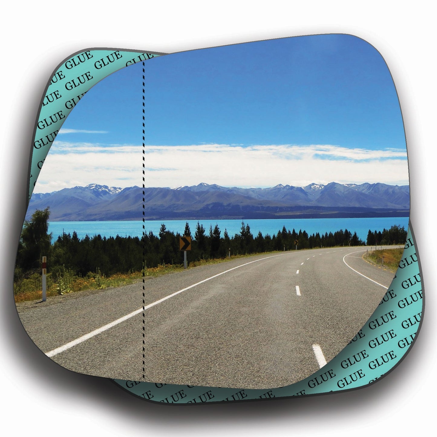 AGCP Spiegelglas für Peugeot 4007 2007 - 2013