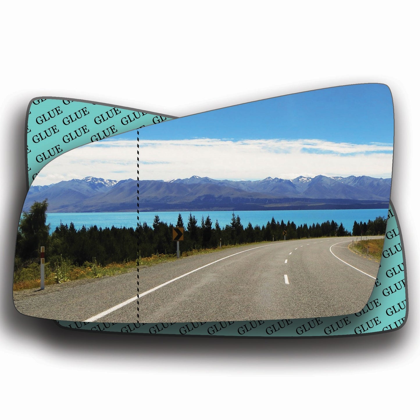 AGCP Spiegelglas für Vauxhall Zafira B 2005 - 2009