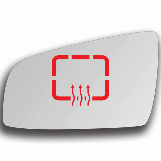 AGCP Spiegelglas Beheizt für Opel Zafira B 2005 - 2009