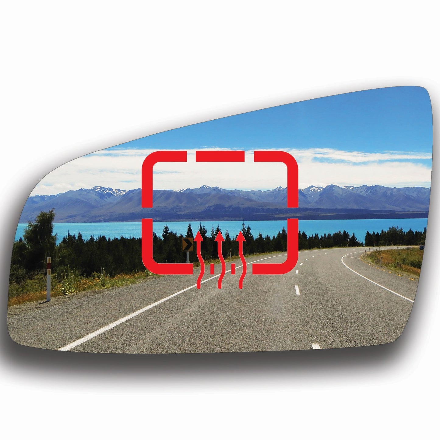 AGCP Spiegelglas Beheizt für Opel Zafira B 2005 - 2009