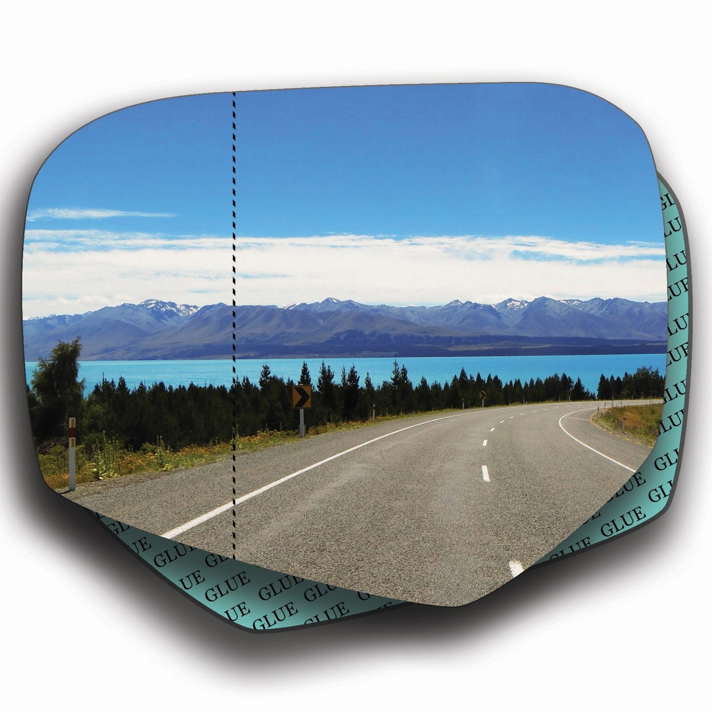 AGCP Spiegelglas für Mitsubishi Space Wagon 2004 - 2010