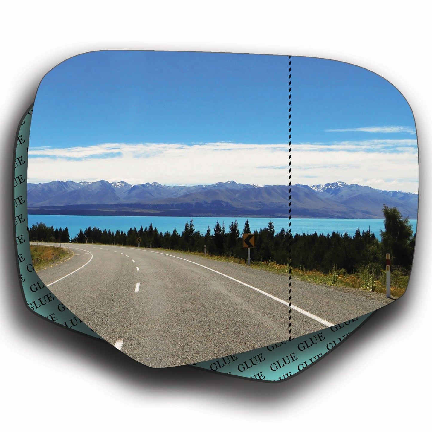 AGCP Spiegelglas für Mitsubishi Space Wagon 2004 - 2010