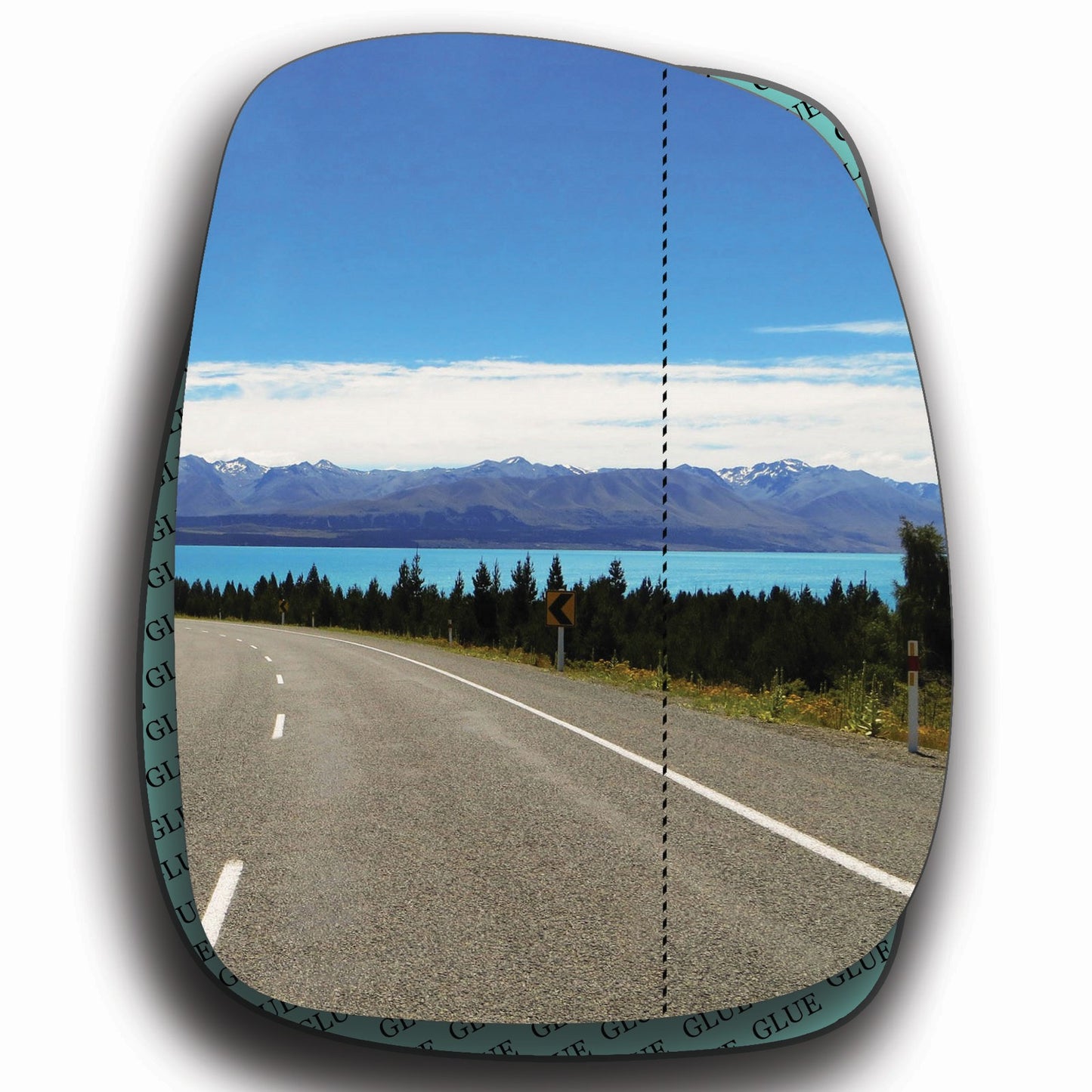 AGCP Spiegelglas für SsangYong Korando 1996 - 2006
