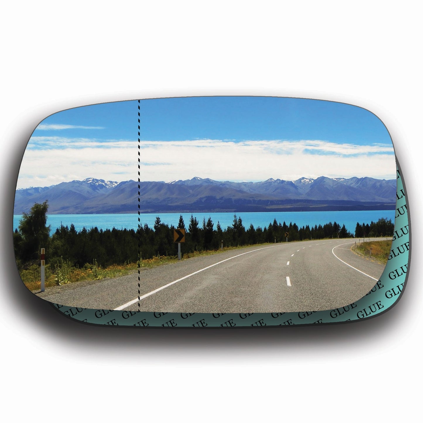AGCP Spiegelglas für Saab 9-5 1997 - 2003