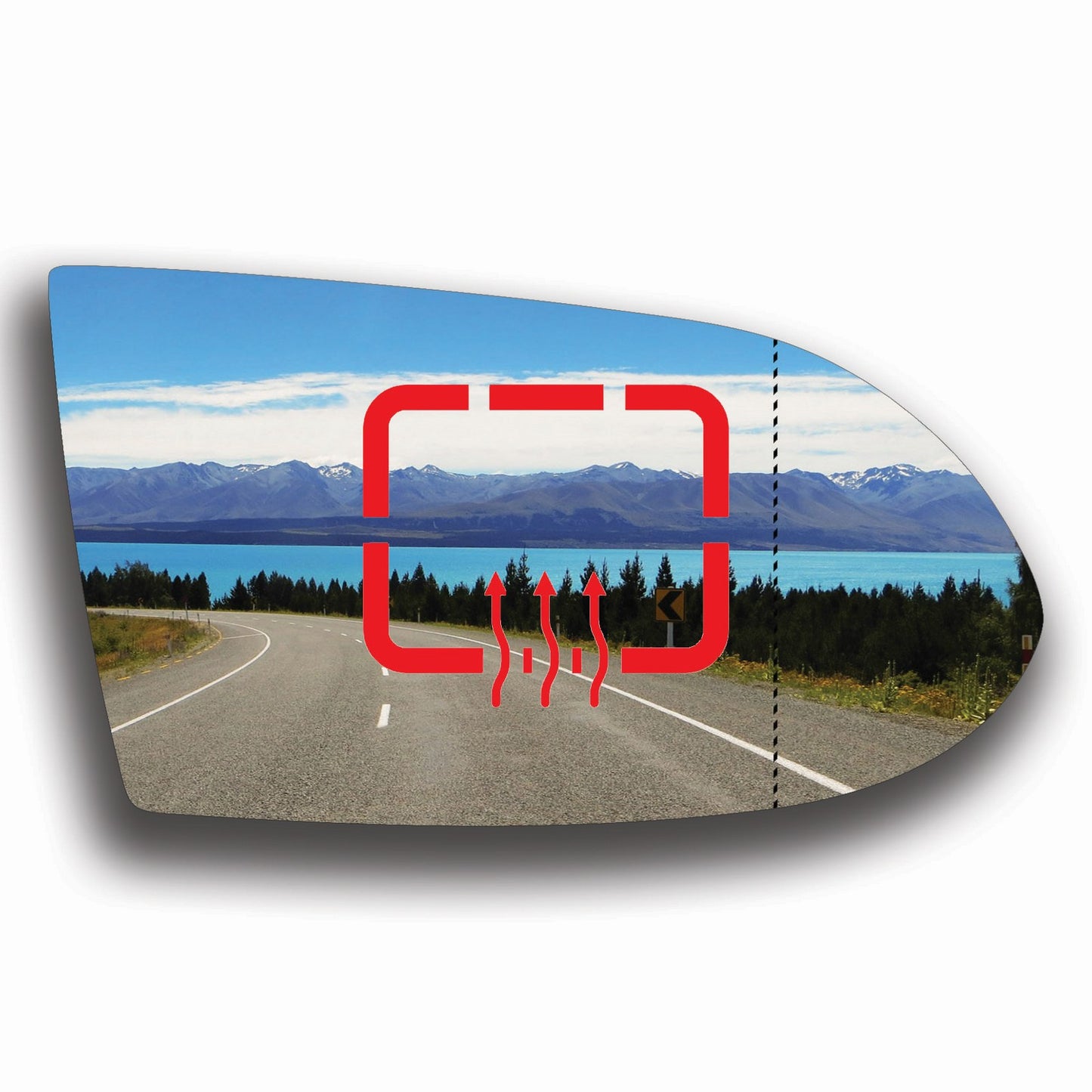 AGCP Spiegelglas Beheizt für Opel Zafira A 1999 - 2005