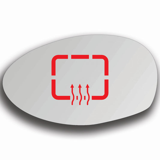 AGCP Spiegelglas Beheizt für Alfa Romeo 147 2000 - 2010