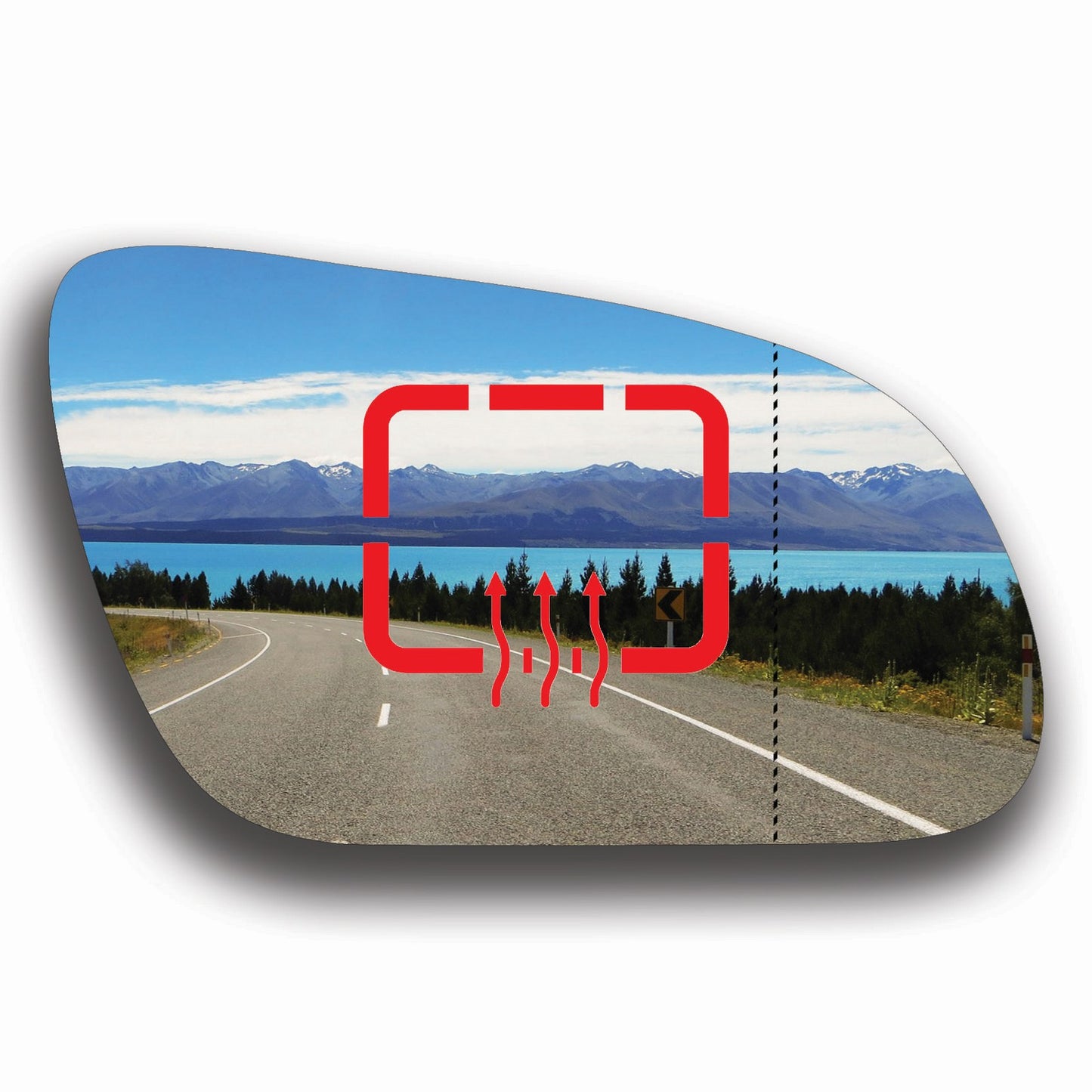 AGCP Spiegelglas Beheizt für Audi A8 D3 2002 - 2007