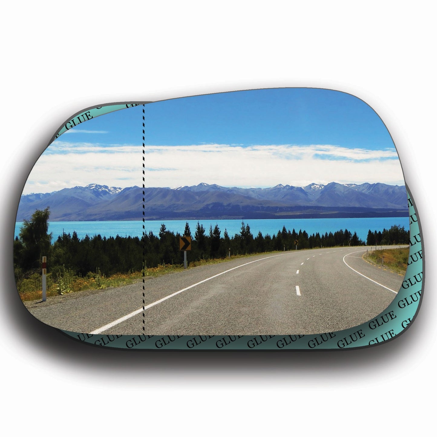 AGCP Spiegelglas für Renault Safrane 1992 - 2000