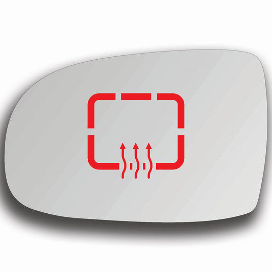 AGCP Spiegelglas Beheizt für Opel Corsa C 2000 - 2006