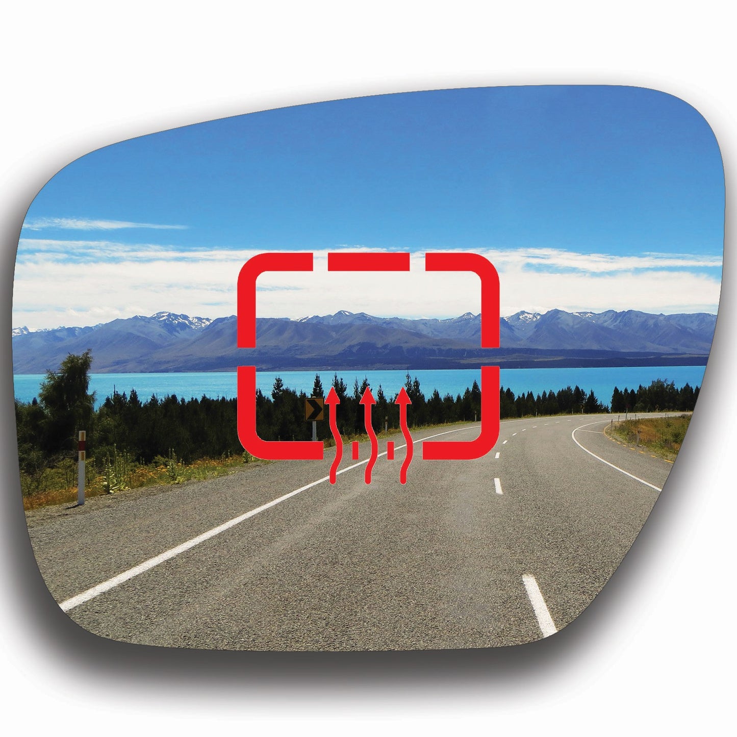 AGCP Spiegelglas Beheizt für Mazda Premacy 2010 - 2018