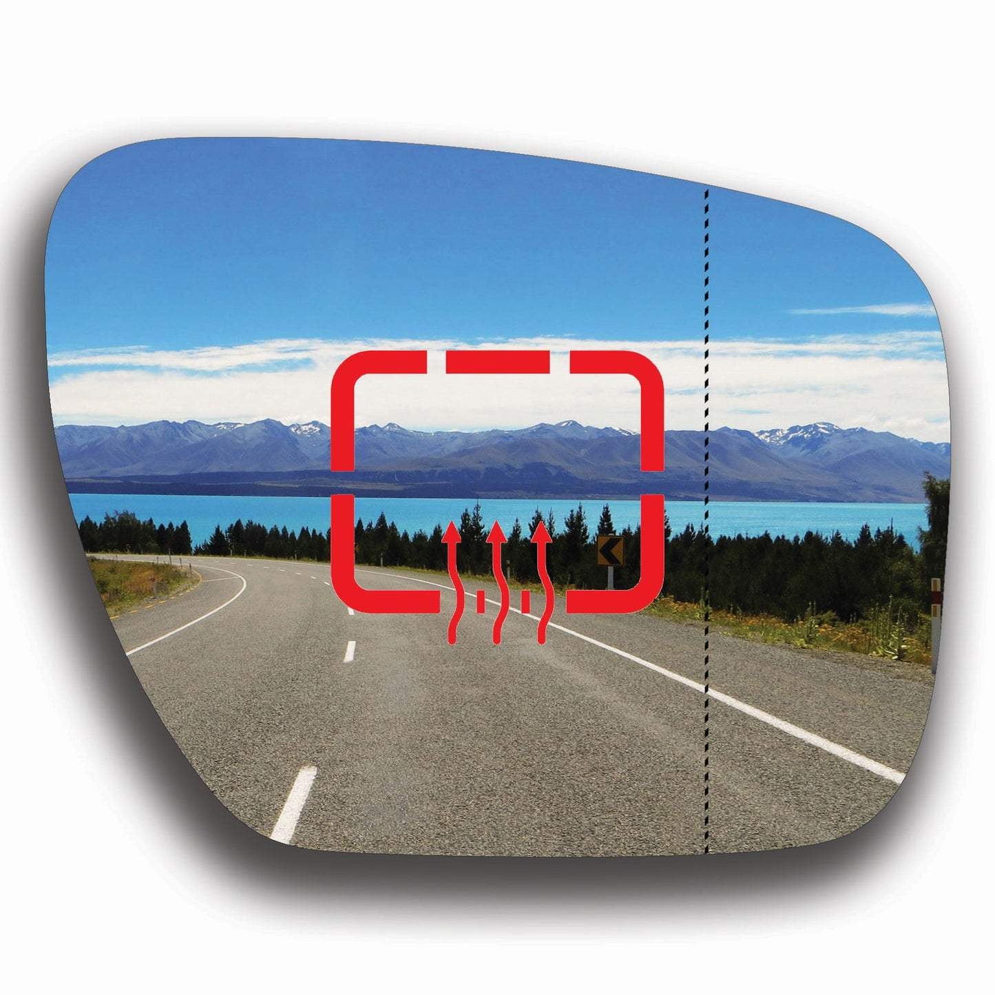 AGCP Spiegelglas Beheizt für Mazda 5 2010 - 2018