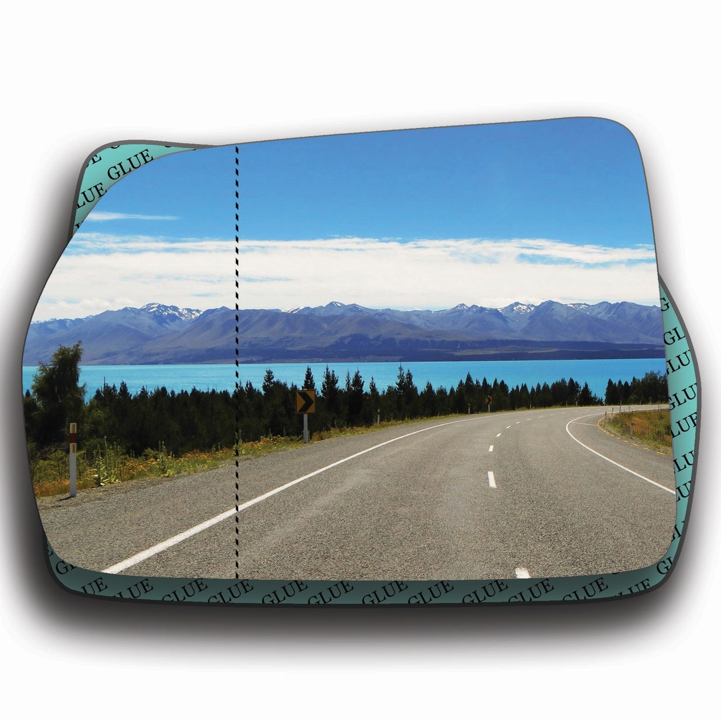 AGCP Spiegelglas für Kia Sportage 2007 - 2010