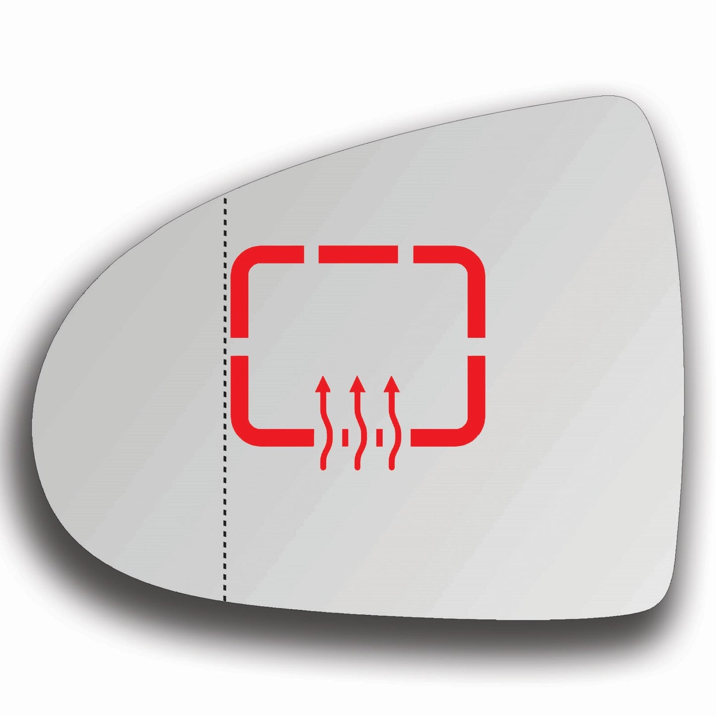 AGCP Spiegelglas Beheizt für Mitsubishi Colt 2002 - 2012