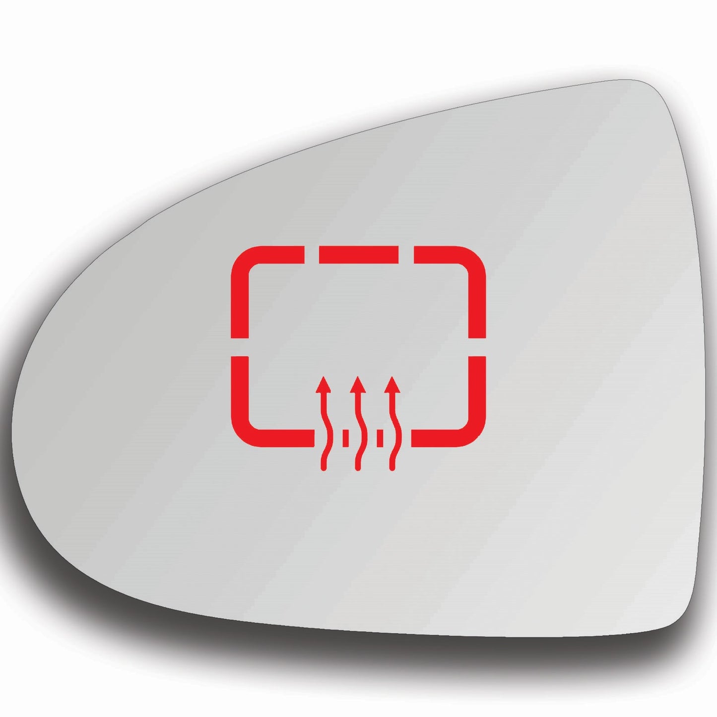 AGCP Spiegelglas Beheizt für Mitsubishi Colt 2002 - 2012
