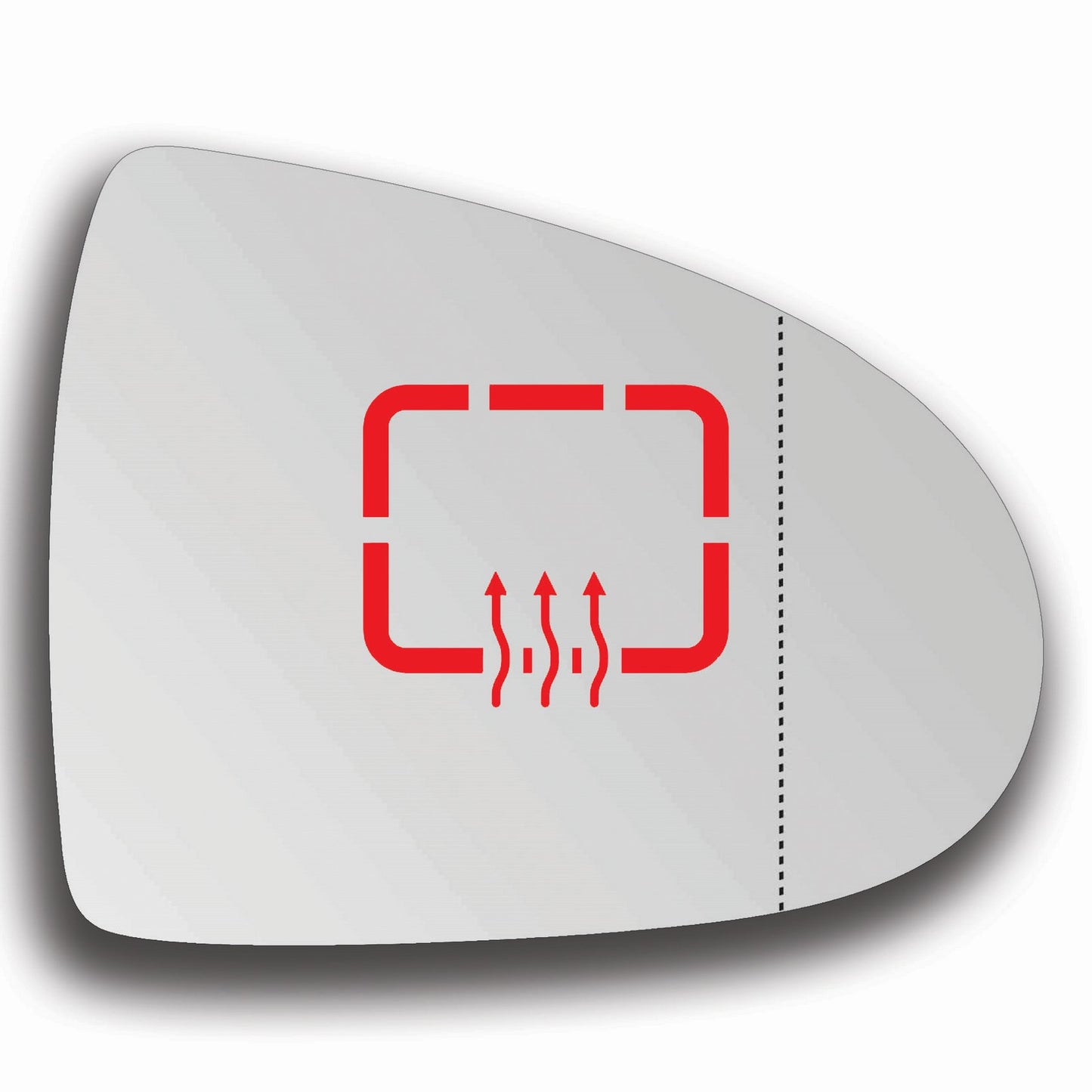 AGCP Spiegelglas Beheizt für Mitsubishi Colt 2002 - 2012