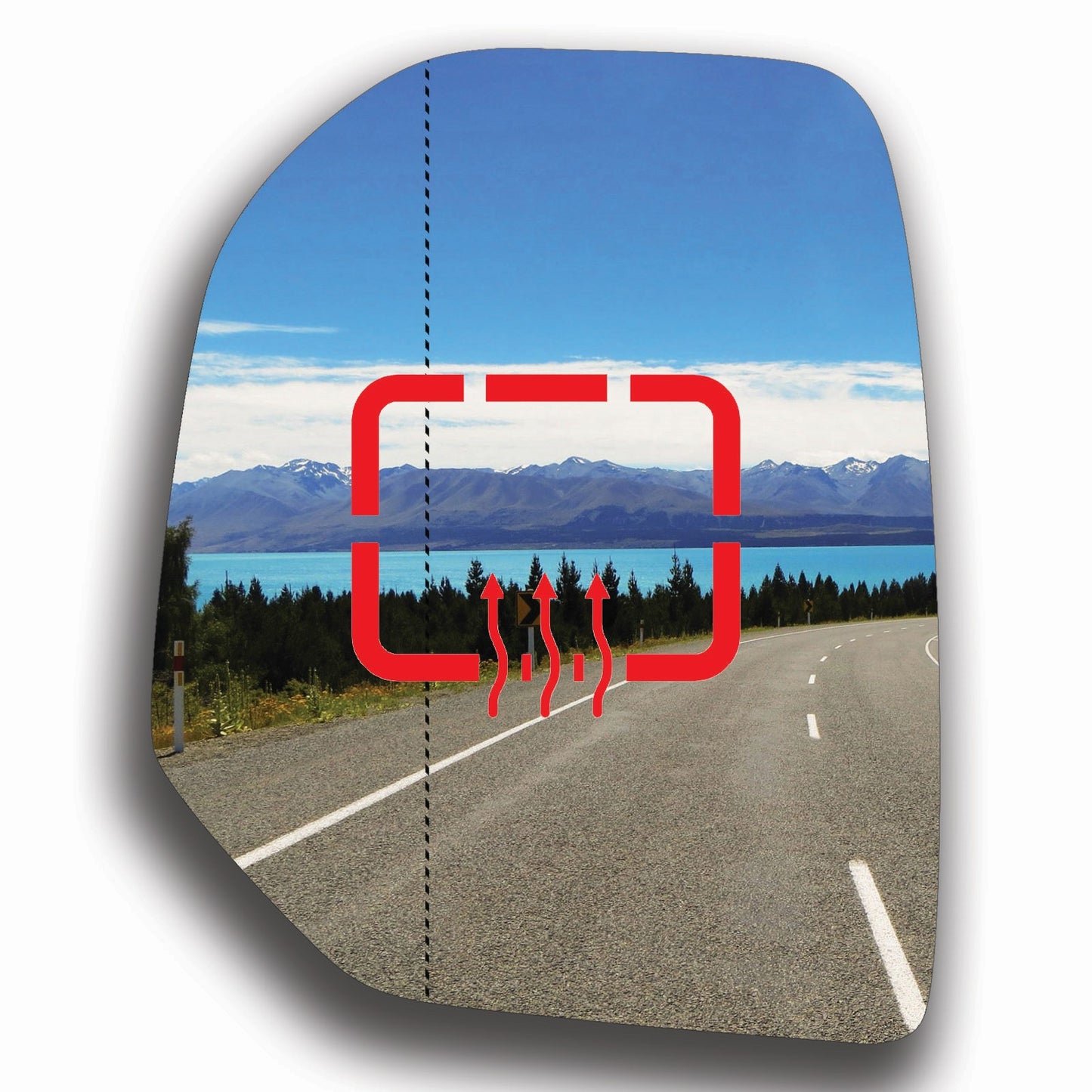 AGCP Spiegelglas Beheizt für Citroen Berlingo 2 2008 - 2013