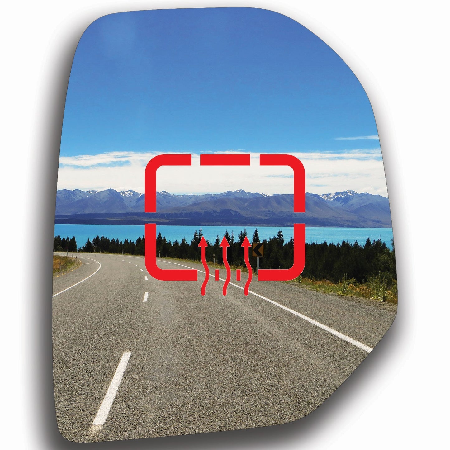 AGCP Spiegelglas Beheizt für Citroen Berlingo 2 2008 - 2013