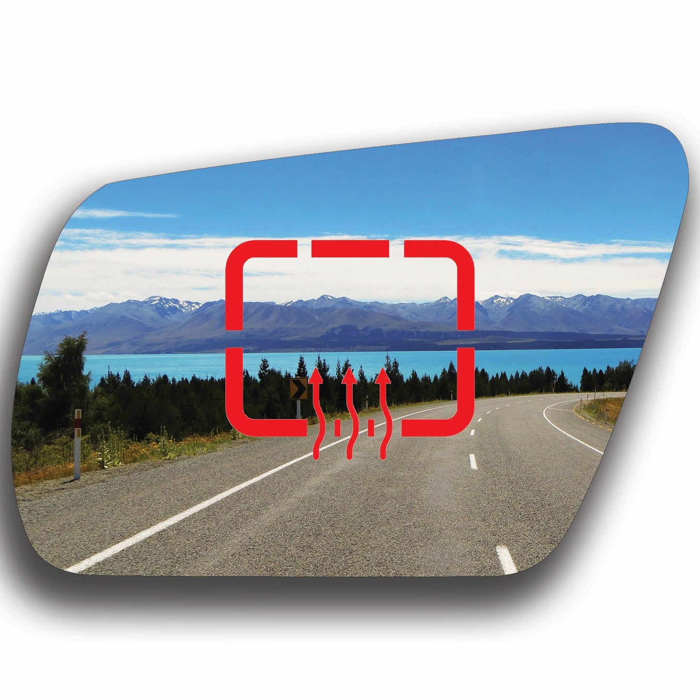AGCP Spiegelglas Beheizt für Audi A6 Allroad C5 C6 1999 - 2012