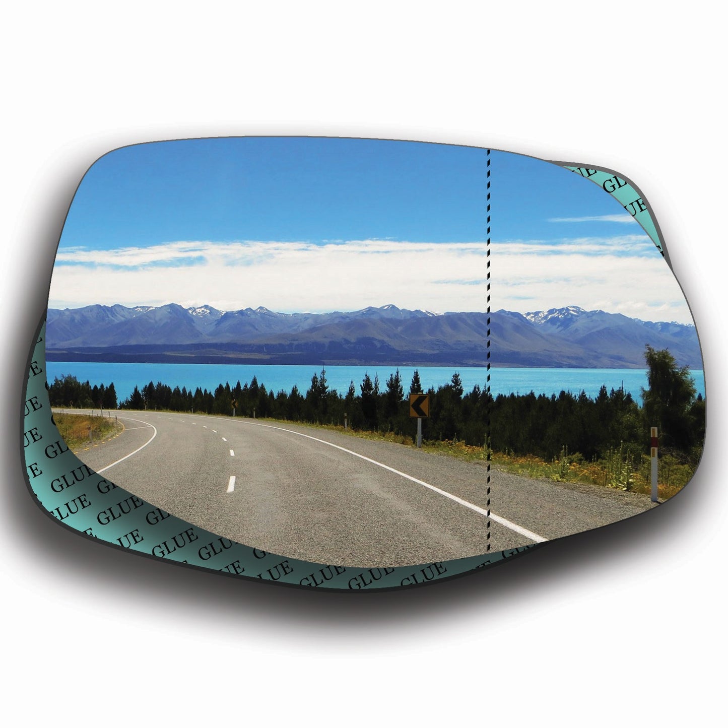 AGCP Spiegelglas für Porsche Cayenne 2007 - 2010