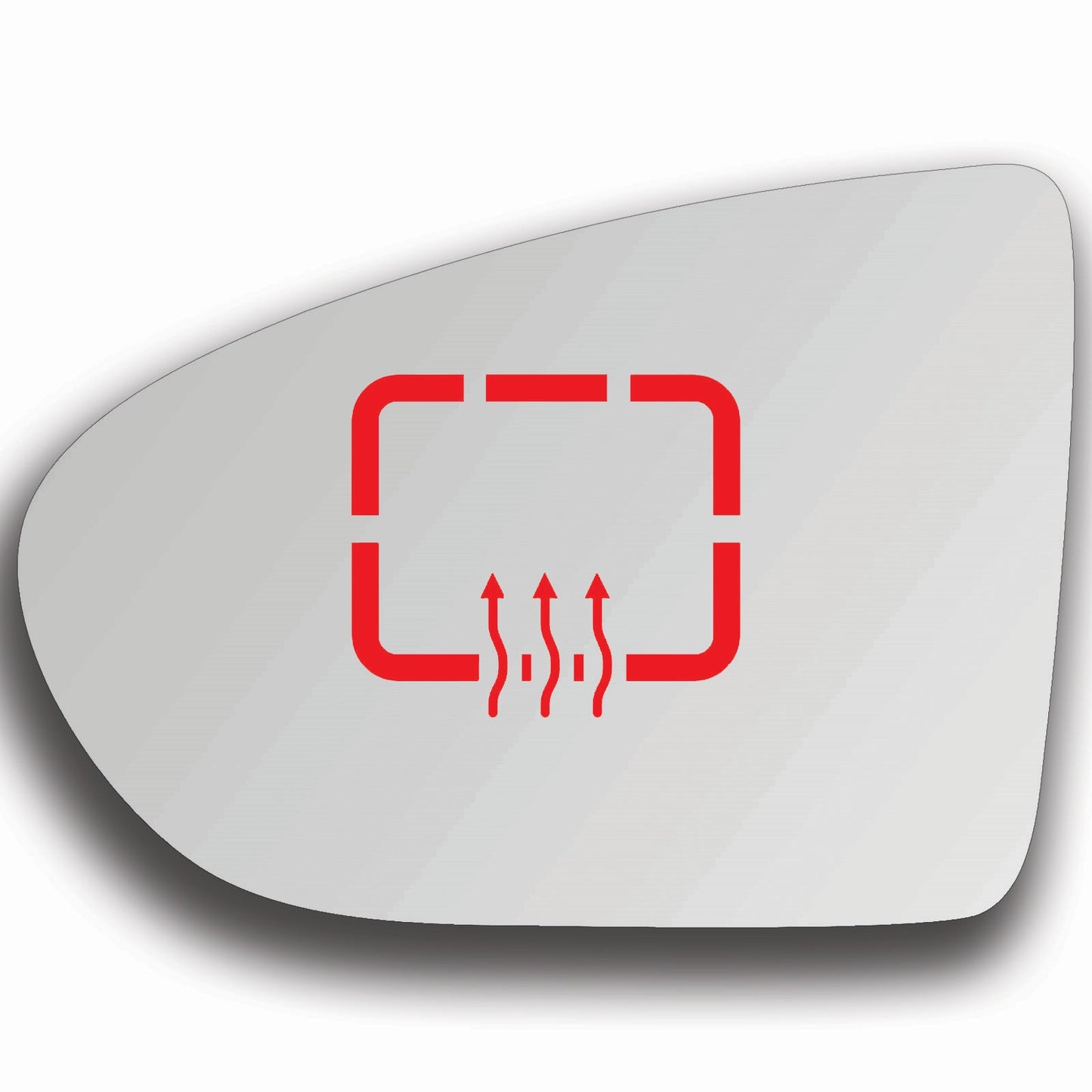 AGCP Spiegelglas Beheizt für Nissan Qashqai+2 2006 - 2013