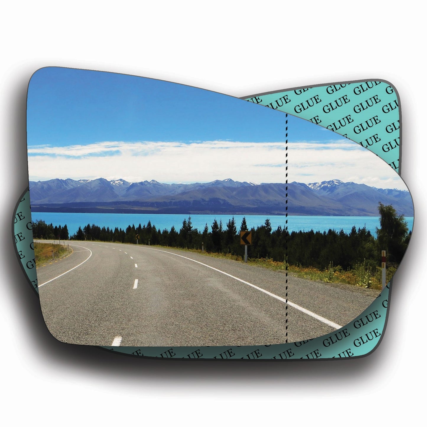 AGCP Spiegelglas für Nissan Rogue 2007 - 2013