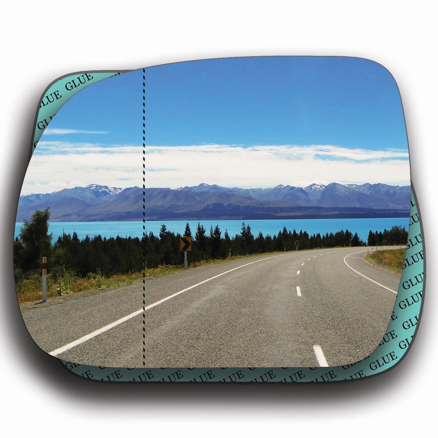 AGCP Spiegelglas für Lexus RX 2003 - 2009