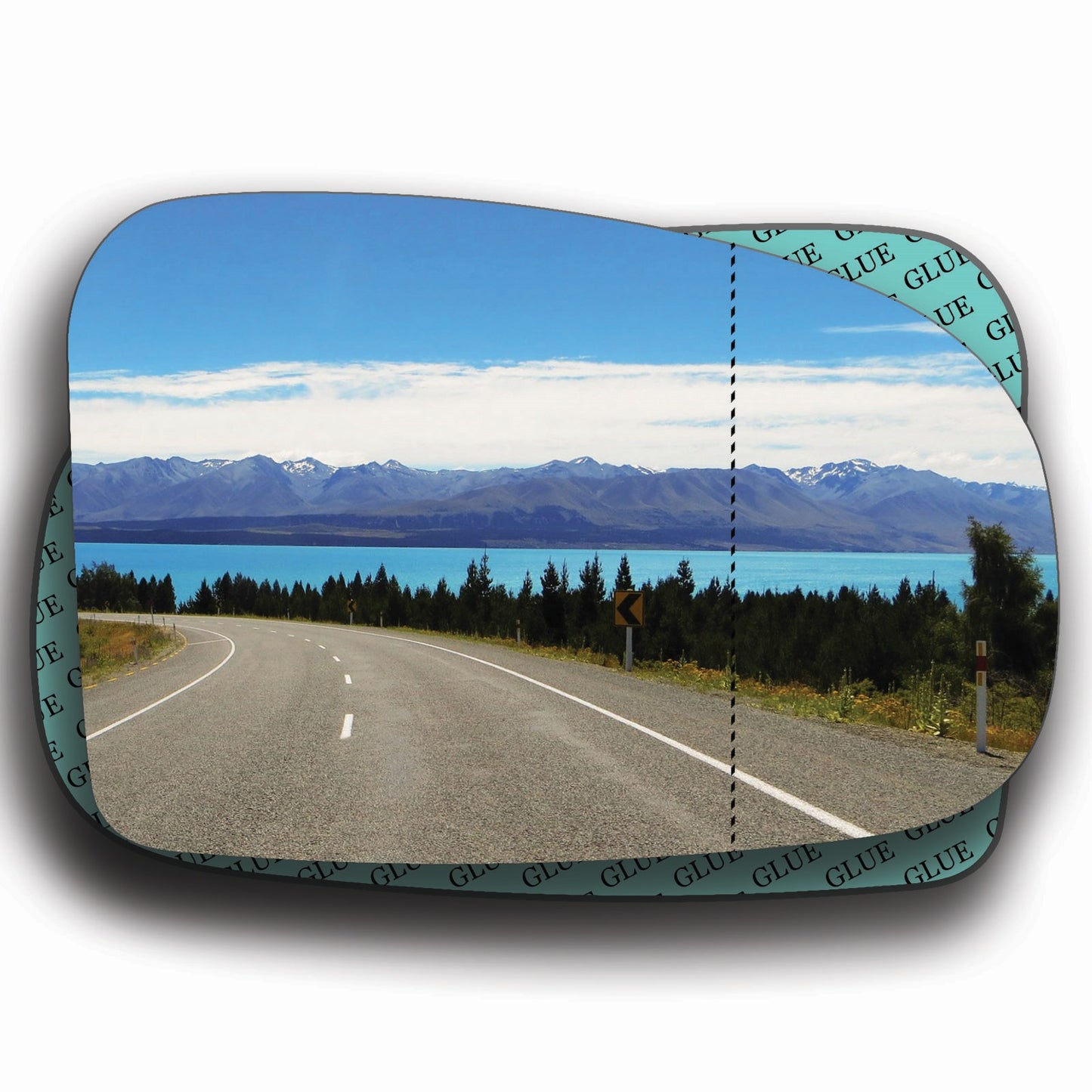 AGCP Spiegelglas für Toyota Prius V 2012 - 2017
