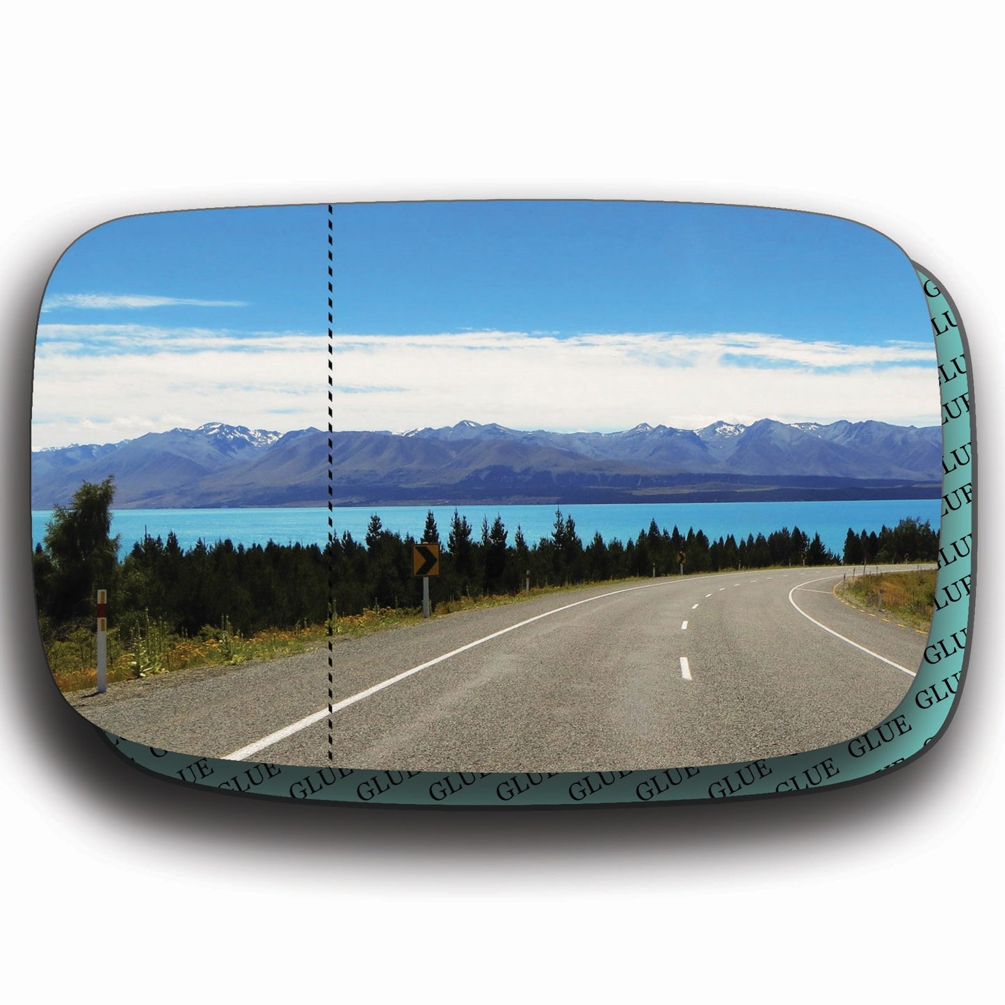 AGCP Spiegelglas für Mazda 121 1996 - 2003