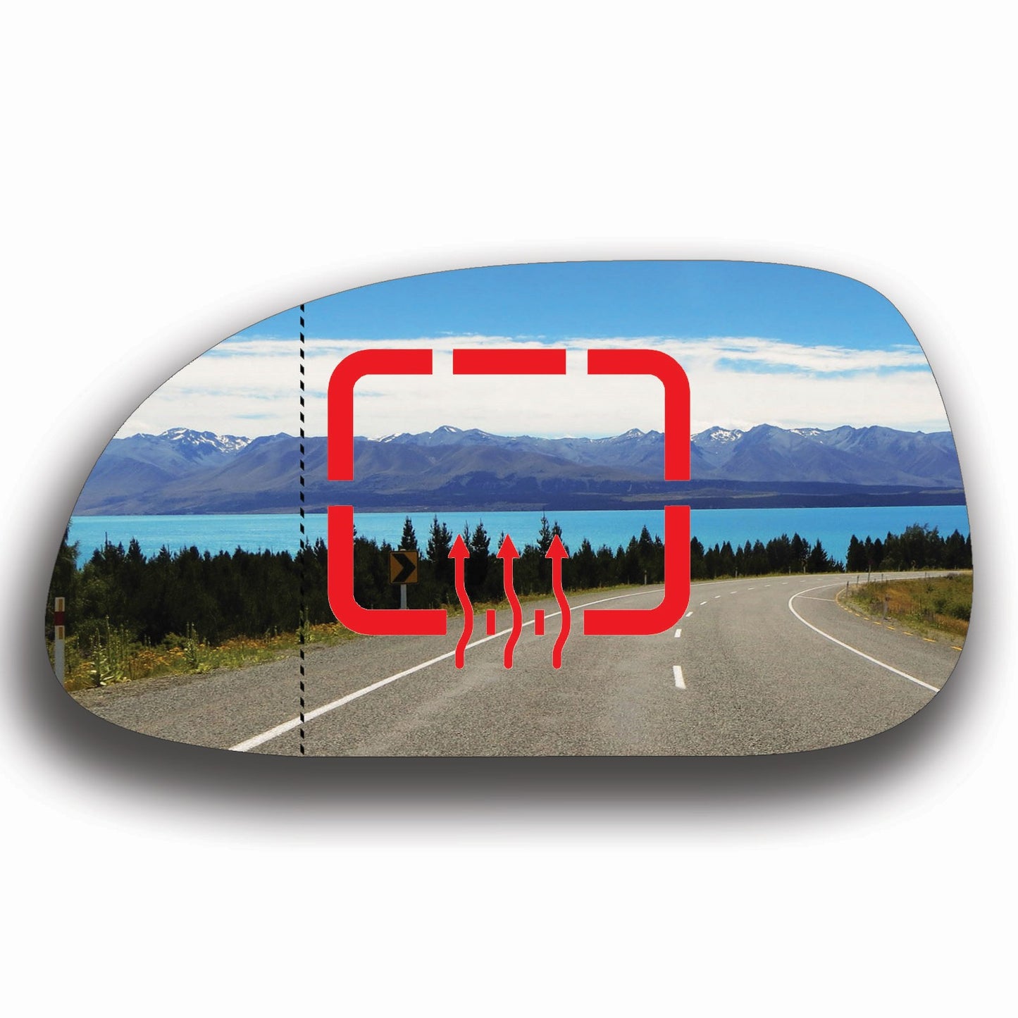 AGCP Spiegelglas Beheizt für Suzuki Reno 2004 - 2009