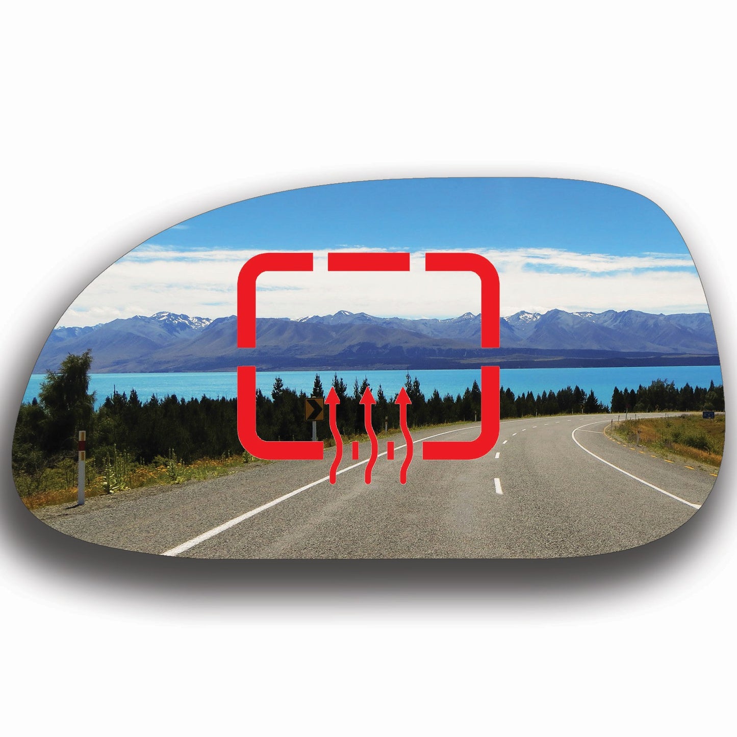 AGCP Spiegelglas Beheizt für Suzuki Reno 2004 - 2009