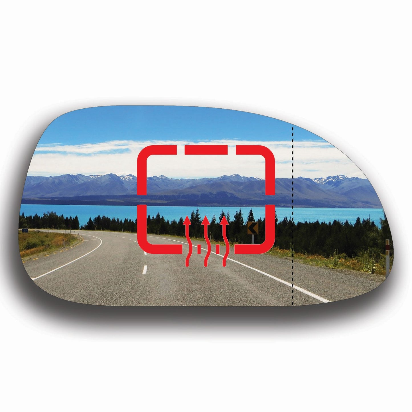 AGCP Spiegelglas Beheizt für Suzuki Reno 2004 - 2009