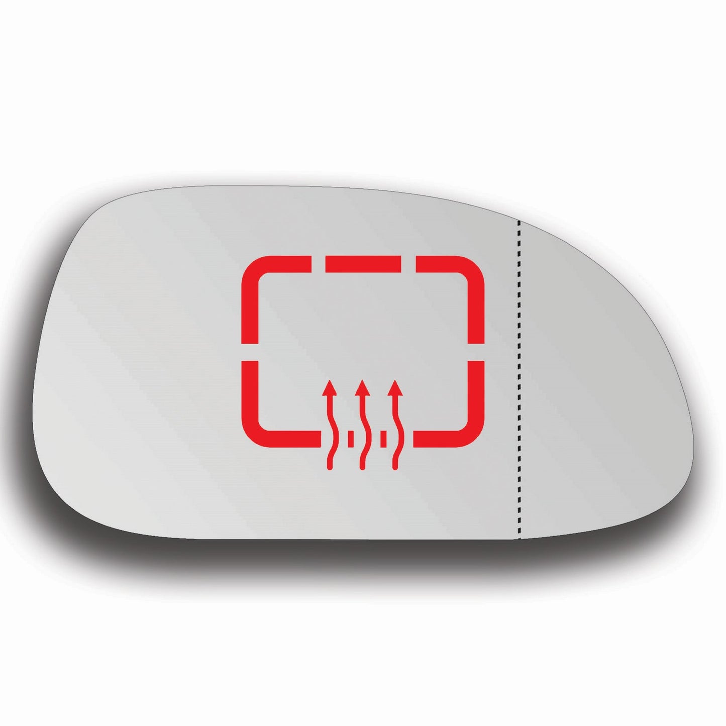 AGCP Spiegelglas Beheizt für Chevrolet Cruze 2001 - 2008