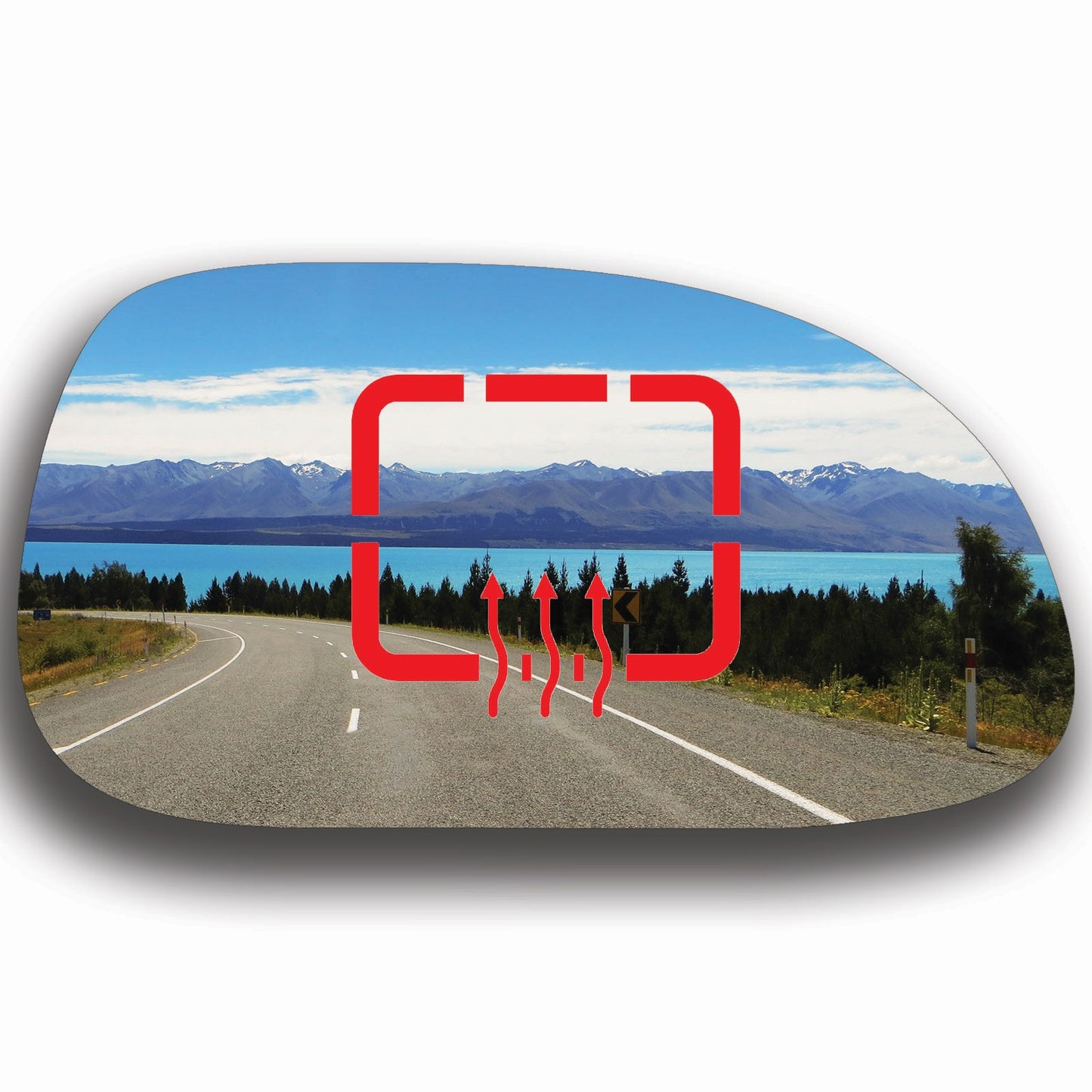 AGCP Spiegelglas Beheizt für Suzuki Reno 2004 - 2009