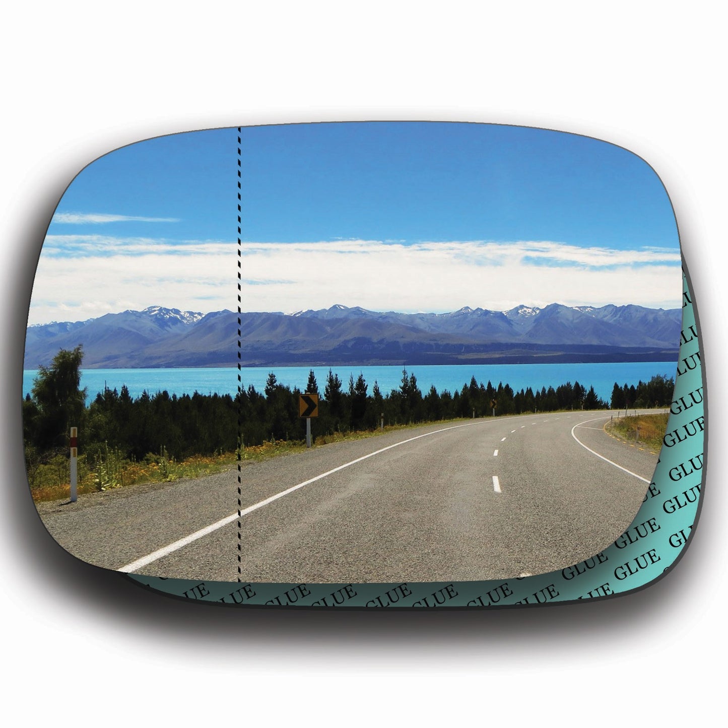 AGCP Spiegelglas für Jeep Cherokee XJ 1997 - 2001