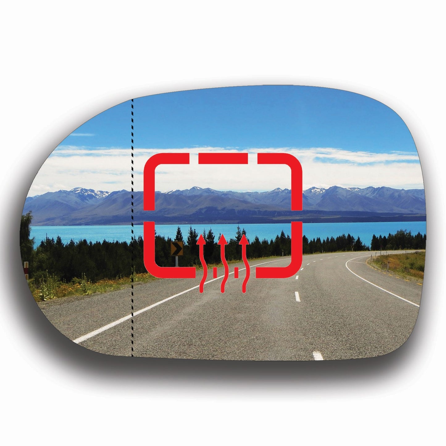 AGCP Spiegelglas Beheizt für Kia Carnival 2002 - 2005