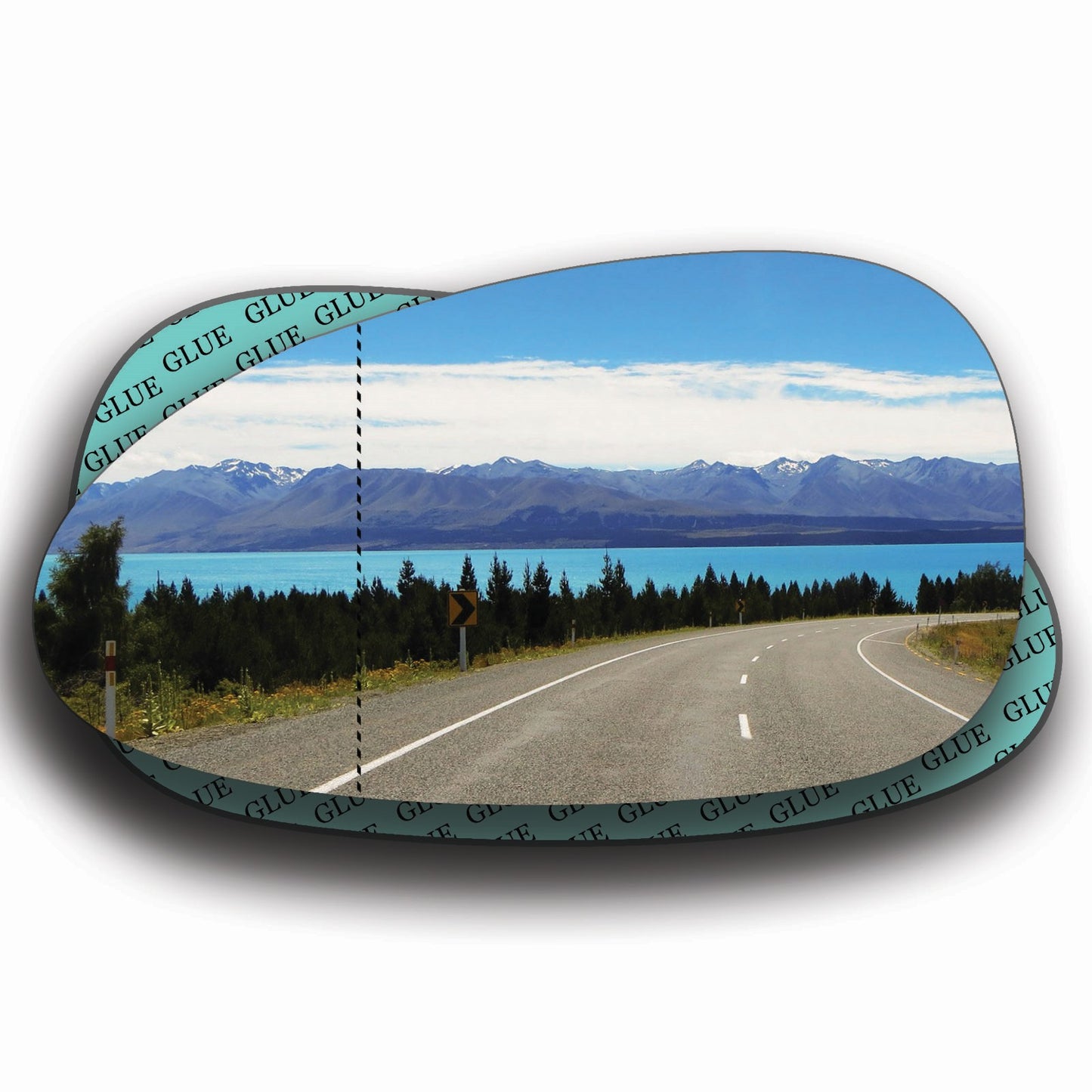AGCP Spiegelglas für Daewoo Nubira J100 1999 - 2002