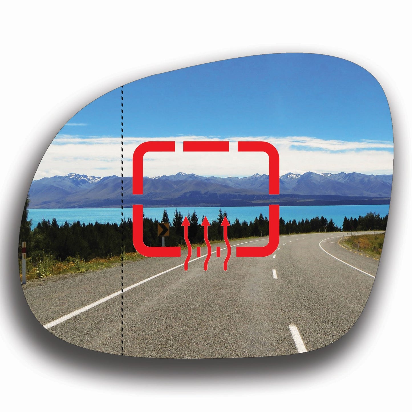 AGCP Spiegelglas Beheizt für Seat Altea 2009 - 2015