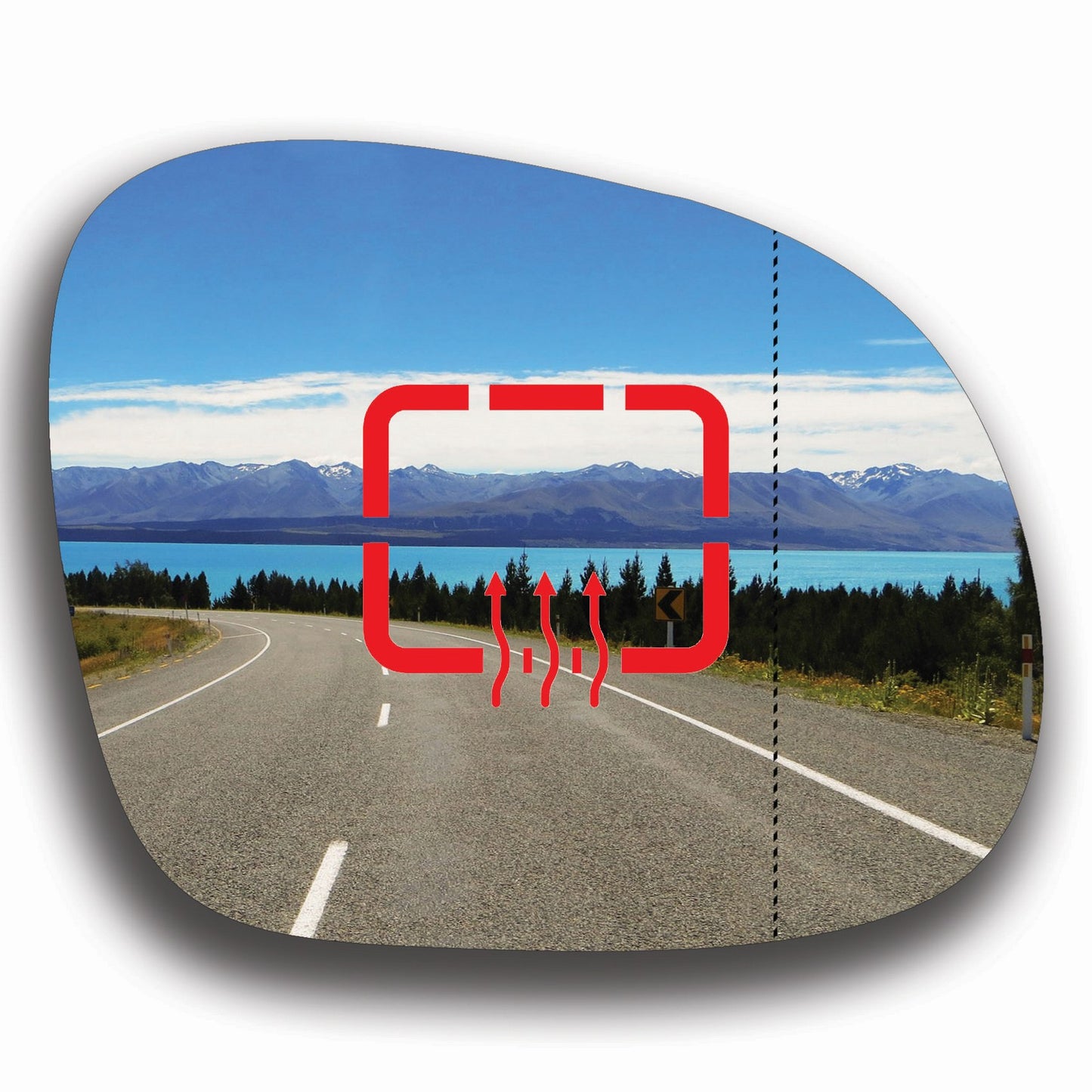 AGCP Spiegelglas Beheizt für Seat Altea 2009 - 2015