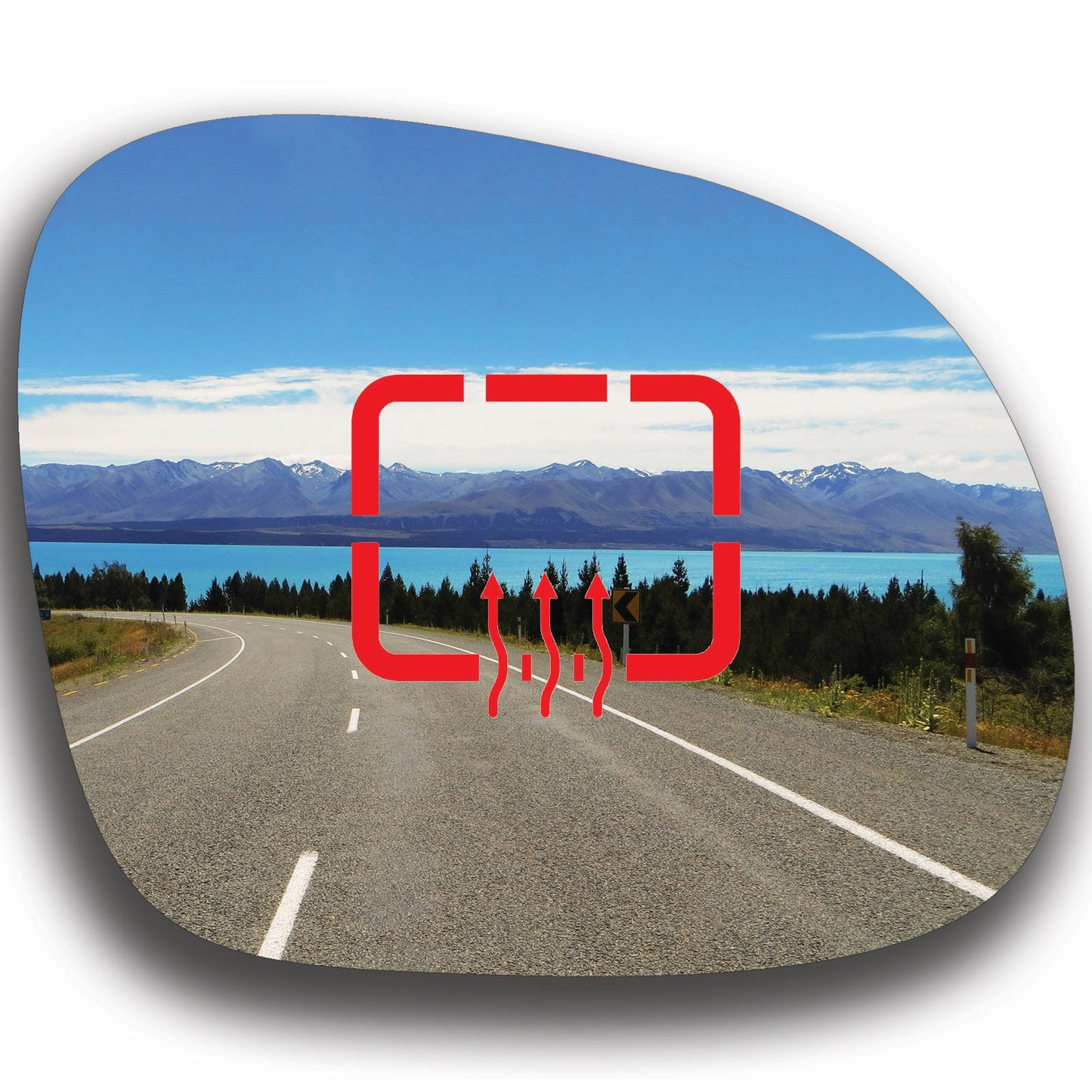 AGCP Spiegelglas Beheizt für Seat Altea 2009 - 2015