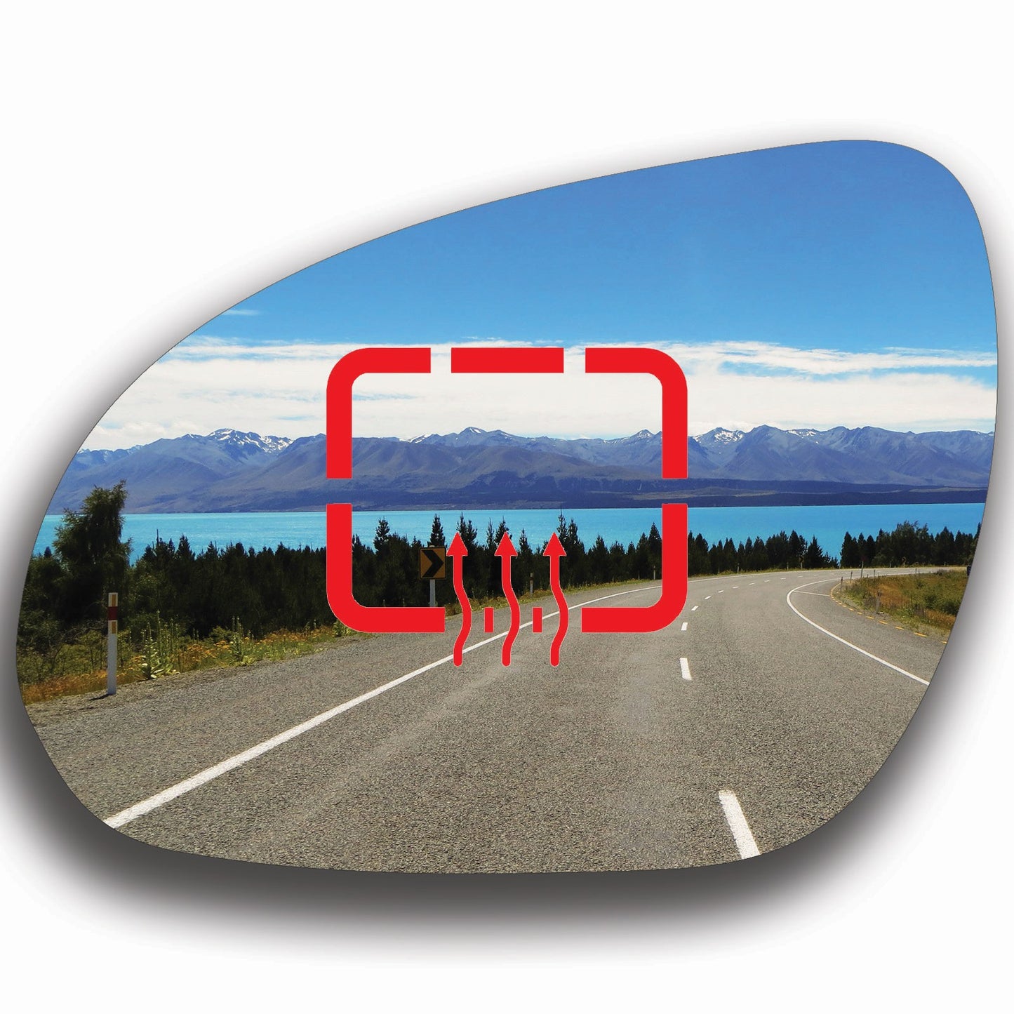 AGCP Spiegelglas Beheizt für Hyundai Elantra Touring 2007 - 2011